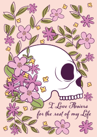 I Love Flowers Forever (pink)