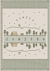 SIMPLE CAMPING -khaki-