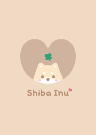 Shiba Inu2 Clover - OrangeYellow