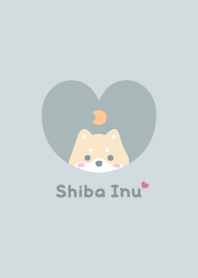 Shiba Inu2 Moon [GreenBlue]