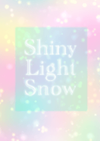 Shiny light snow