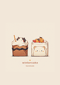 冬季限定-水果慕斯巧克力貓貓口味蛋糕