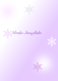 Nordic Snowflake - Purple