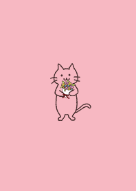 Pastel Cat (Pink) 2