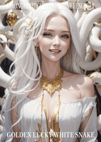 Golden White Snake of Luck 36