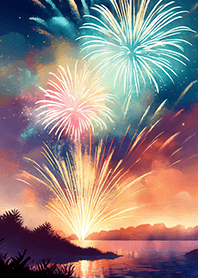 Beautiful Fireworks Theme#334