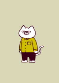 Glasses cat.(dusty colors03)