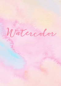 Watercolor - Pink .