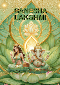 Ganesha-Lakshmi: wealth prosperity (JP)