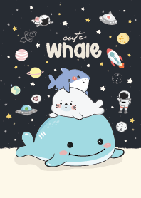 Whale & Seal Shark : Black