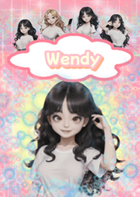 Wendy little girl in bubbles BL02