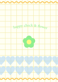 HAPPY CHECK&FLOWER クリーム