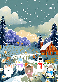 可愛い北欧風着せかえ(Winter-1015)