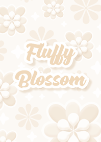 Fluffy Blossom_[Beige]