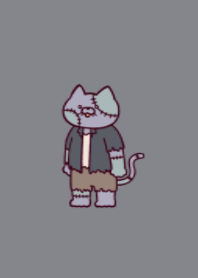 Zombie cat.(dusty colors10)