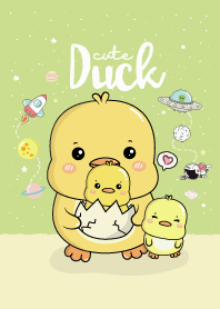 Duck Cute. (Green)