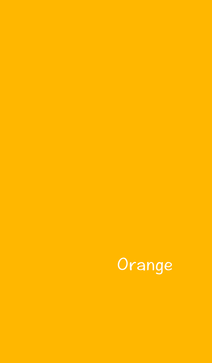 Simple Orange & White No.6-3