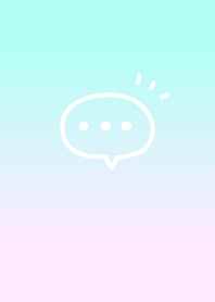 Simple gradation: ice green pink WV