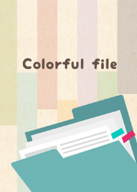 Craft paper and Colorful file