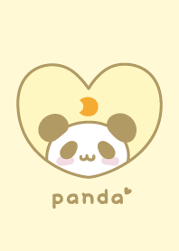 Panda Moon - Yellow