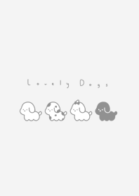 5 dogs /light gray