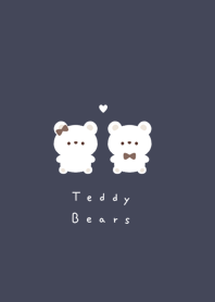 Teddy Bears /navy beige.