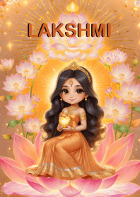 พระแม่ลักษมีสีส้ม ร่ำรวยเงินทอง