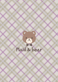 Plaid & bear!