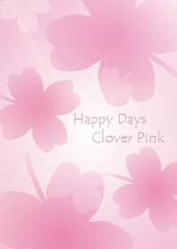 Happy Days Clover Pink