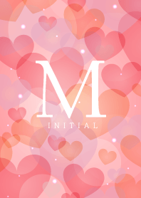 INITIAL -M- Love Heart