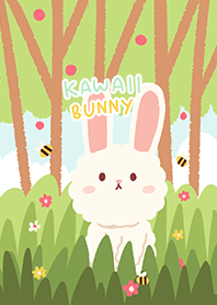 Kawaii Bunny in the forest