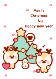 Little deer in winter 14