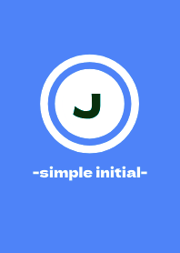 simple initial-J- THEME 47