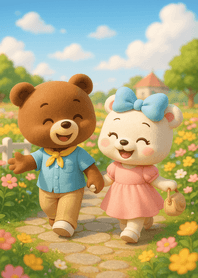 Sunny Flower Field Sweet Walk