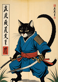 Ukiyo-e - samurai Ab1148