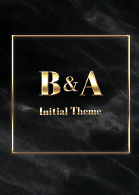 [ B&A ] Initial Theme  Gold Black
