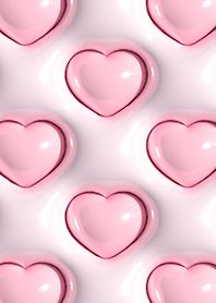 soft pink heart theme