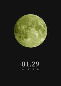 Moon - January 29th - Black