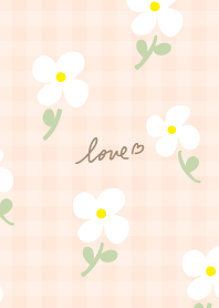 Check pattern flower garden26 from Japan