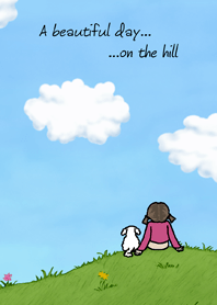 A beautiful day on the hill *