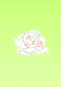 清楚なバラライトグリーン