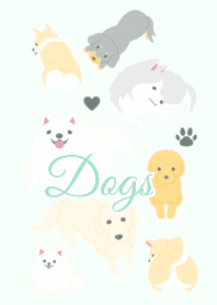 Animal 001-2 (dog/Mint Green)