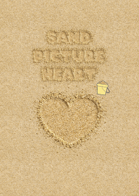 Sand Picture Heart 15