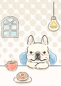 フレンチブルドッグの幸せな休日