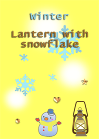 Winter(Lantern with snowflake)