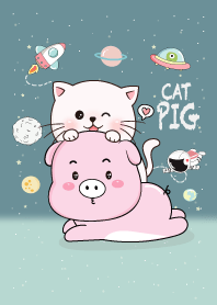 Pig & Cat.
