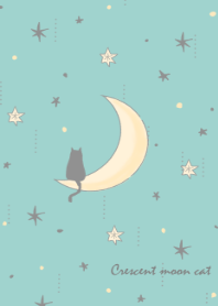 Crescent Moon Cat