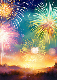 Beautiful Fireworks Theme#219