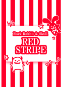 Rock rabbit and skull/Red stripe