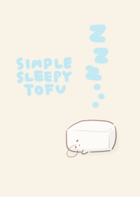 simple sleepy tofu beige.
